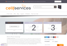 Cellfservices New Frontpage Design
