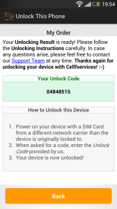 Cellfservices App Screenshot